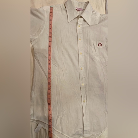 McDonald’s vintage 1976 button down short sleeve shirt - Picture 8 of 9